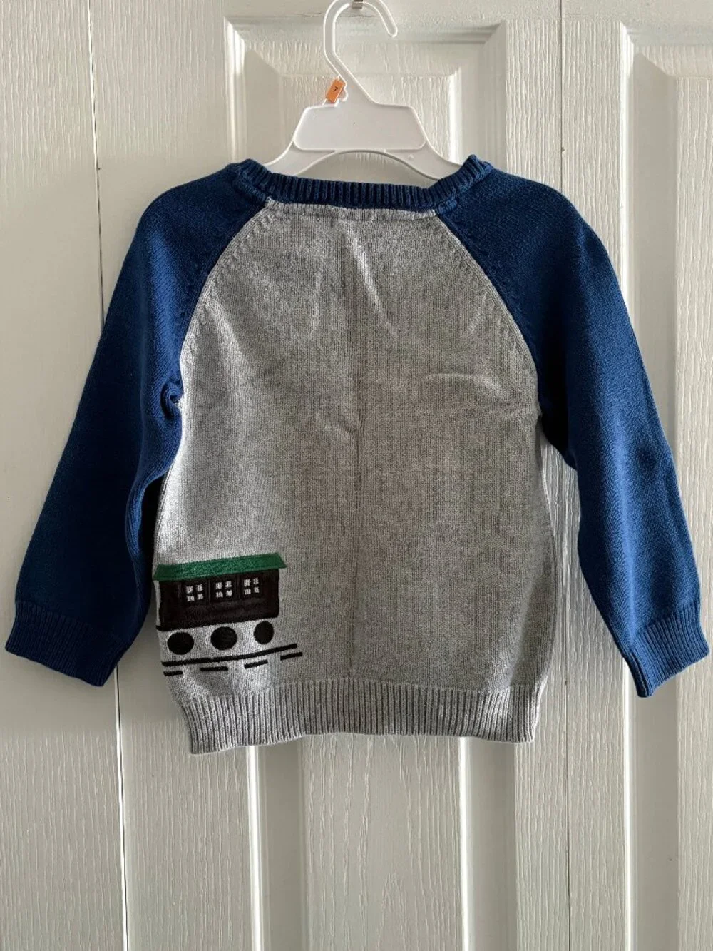 Gymboree 100% cotton train sweater, size 5T
